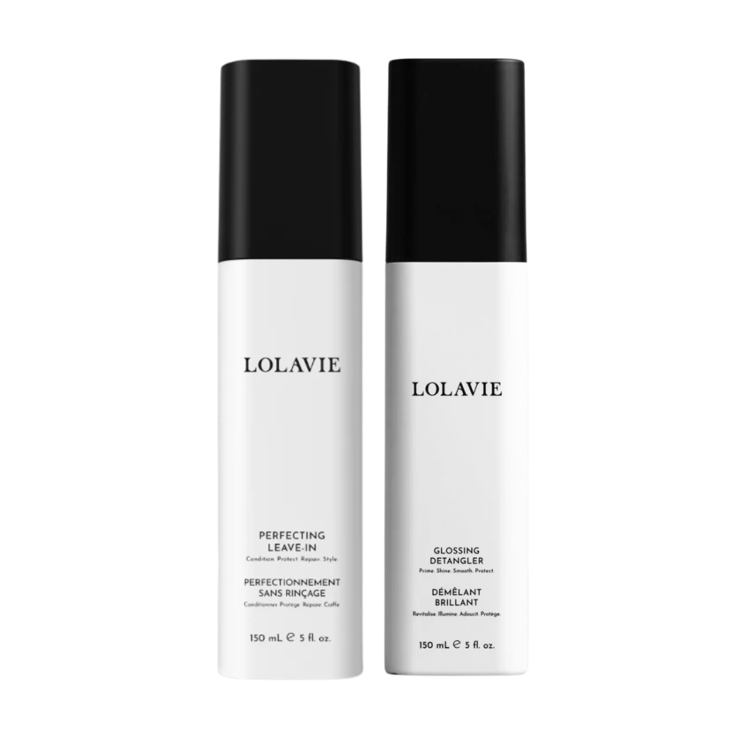LolaVie Perfecting Leave-In & Glossing Detangler duo, 5 fl.oz | 150 ml